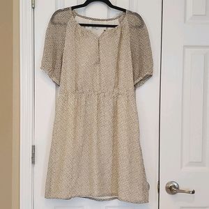 Madewell | Silk Diamond Duo Short Sleeve Dress
